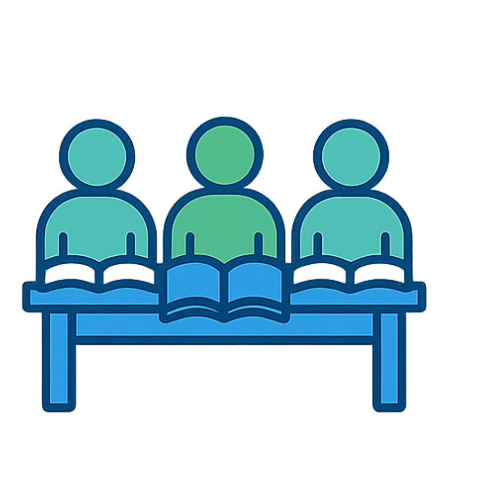 Aulas em grupo com turmas de até 5 alunos. Pagamento no cartão ou boleto.